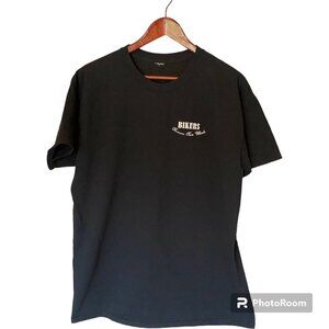 Bikers Black S/S T-Shirt Men's Size L Tee Eagle Ride Like The Wind Ride or Die